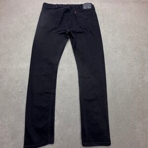 Levis 519 Extreme Skinny Jeans Mens 38x32 Black Denim 24875-0013 Stretch Pants